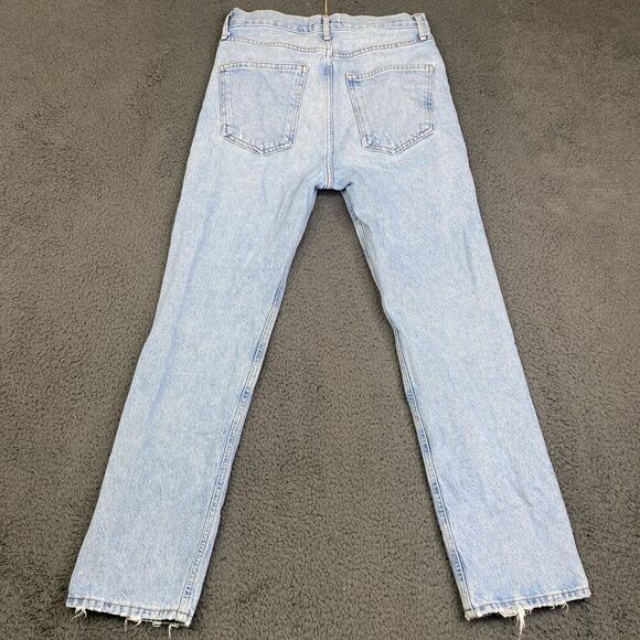 AGOLDE Ripley High Rise Straight Leg Ankle Jeans in Riptide Size 24 27x27 MEAS - Picture 10 of 11